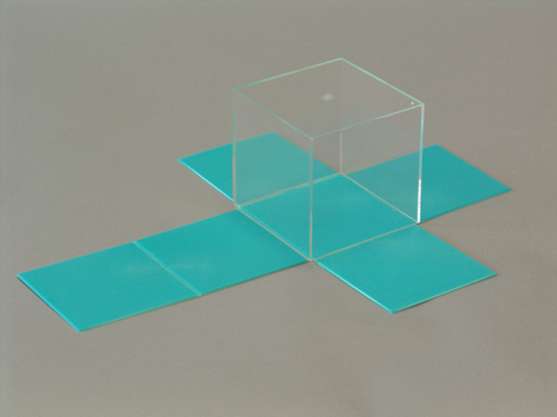 Model kocke s odvojivom mrežom površine