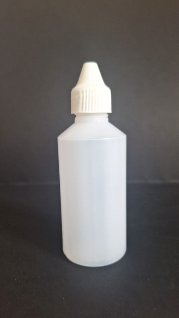 Boca kapalica, plastična (PVC) 100ml, bijela