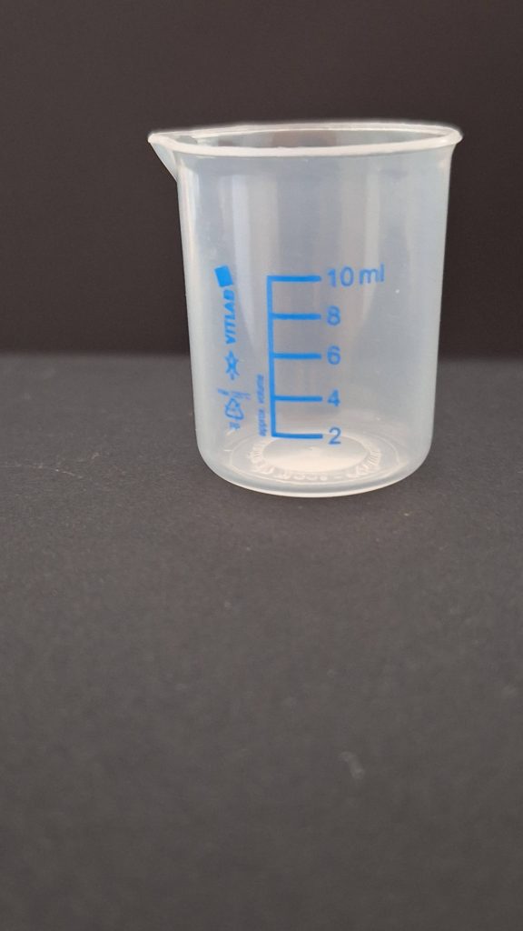 Čaša, plastična (PVC), 10ml