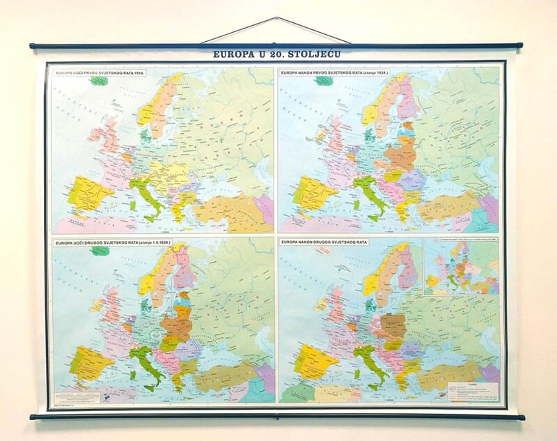 Europa u 20. stoljeću, 168×130 cm