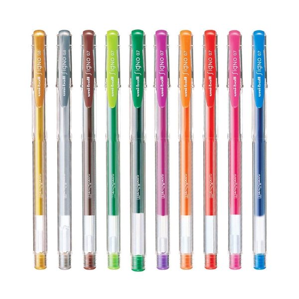 Gel olovke različitih boja