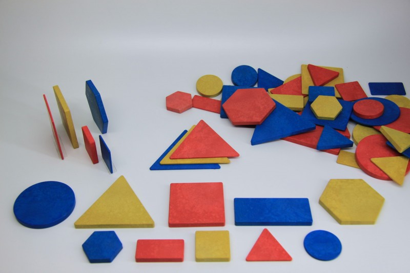 Geometrijski likovi u boji, PVC