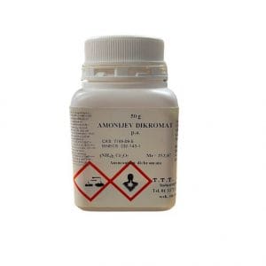 Amonijev dikromat u plastičnoj bočici, 50 g