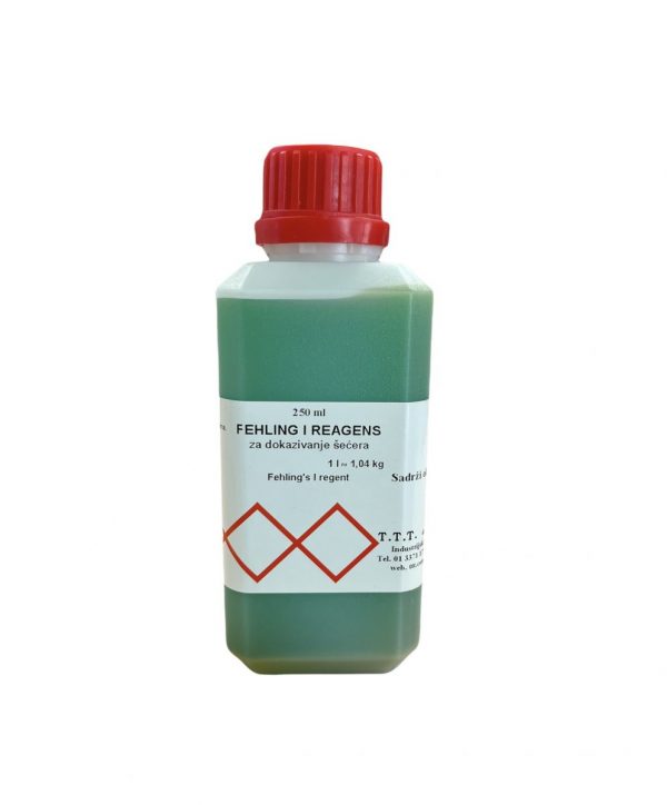 Reagens Fehling I u plastičnoj boci, 250 ml