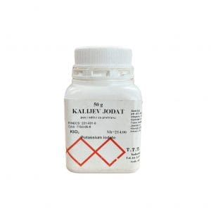 Kalijev jodat u plastičnoj bočici, 50 g