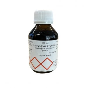 Lugolova otopina u staklenoj boci, 100 ml