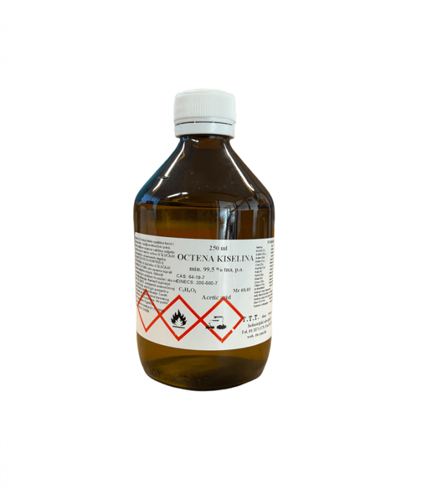 Octena kiselina 99% u staklenoj boci, 250 ml