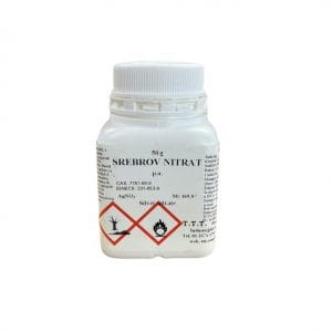 Srebrov nitrat u plastičnoj boci, 50 g