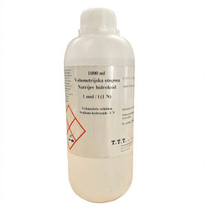 Volumetrijska otopina natrijeva hidroksida u plastičnoj boci, 1000 ml