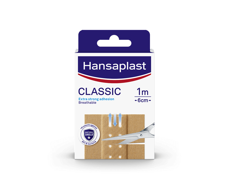 Hansaplast Classic, 1 m x 6 cm