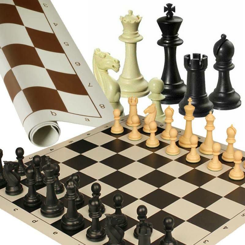 Šah, podloga i figurice