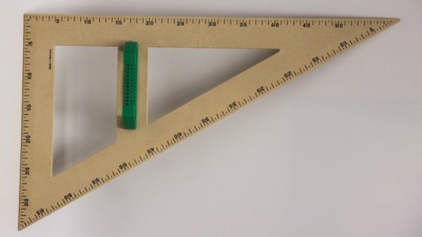 Eko geometrijski pribor, trokut 60°