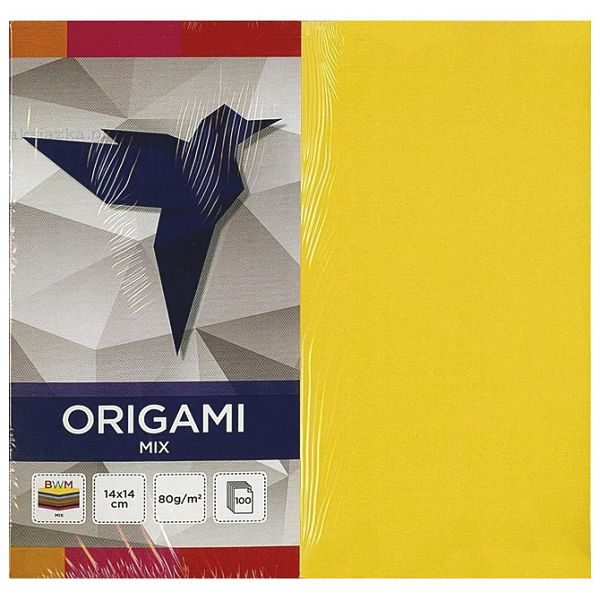 Papir origami, 14x14 cm