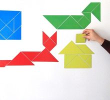 Tangram magnetni, 4 komada