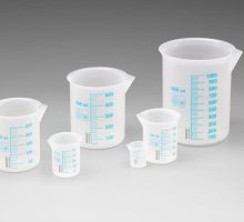 Čaše PVC, 6 komada, s graduacijom