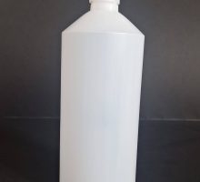 Boca za kemikalije, plastična (PVC), bijele boje s bijelim čepom, 500ml