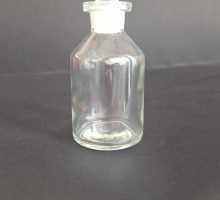 Boca za reagense, 50ml, staklena sa staklenim čepom