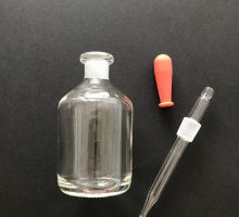 Boca staklena s kapaljkom 100ml