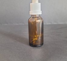 Staklena boca Stella, smeđa sa čepom, 30ml