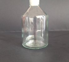 Boca za kemikalije, staklena s brušenim čepom, 250ml