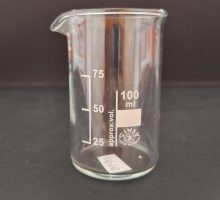 Čaša staklena, visoka, 100ml