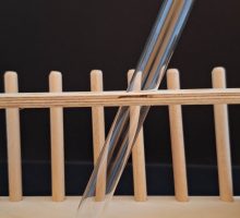 Staklena epruveta s rubom, dimenzija 16x160-1mm