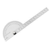 Kutomjer s ravnalom, metalni