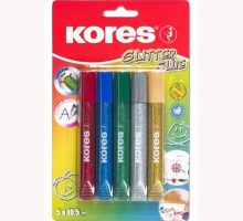 Ljepilo sa šljokicama, 5 komada