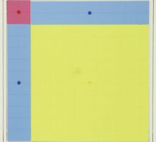 Model kvadrata trinoma u boji
