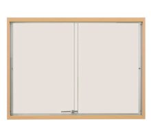 Ormarić oglasni s ključem, 100x75 cm, iveral-email