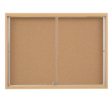 Ormarić oglasni s ključem, 100x75 cm, iveral-pluto