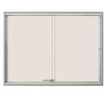 Ormarić oglasni s ključem, 100x75 cm, metal-email