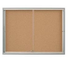 Ormarić oglasni s ključem, 100x75 cm, metal-pluto