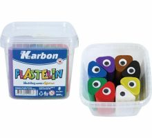 Plastelin u kantici, 8 boja, 1000 g