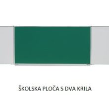 Školska ploča s dva krila Školska ploča s dva krila