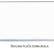 Školska ploča zidna bijela