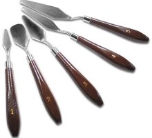 Špahtle slikarske, različite vrste