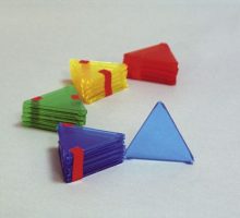 Trokut istostranični u boji, 10 komada
