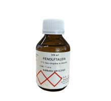 Fenolftalein otopina u staklenoj bočici, 100 ml